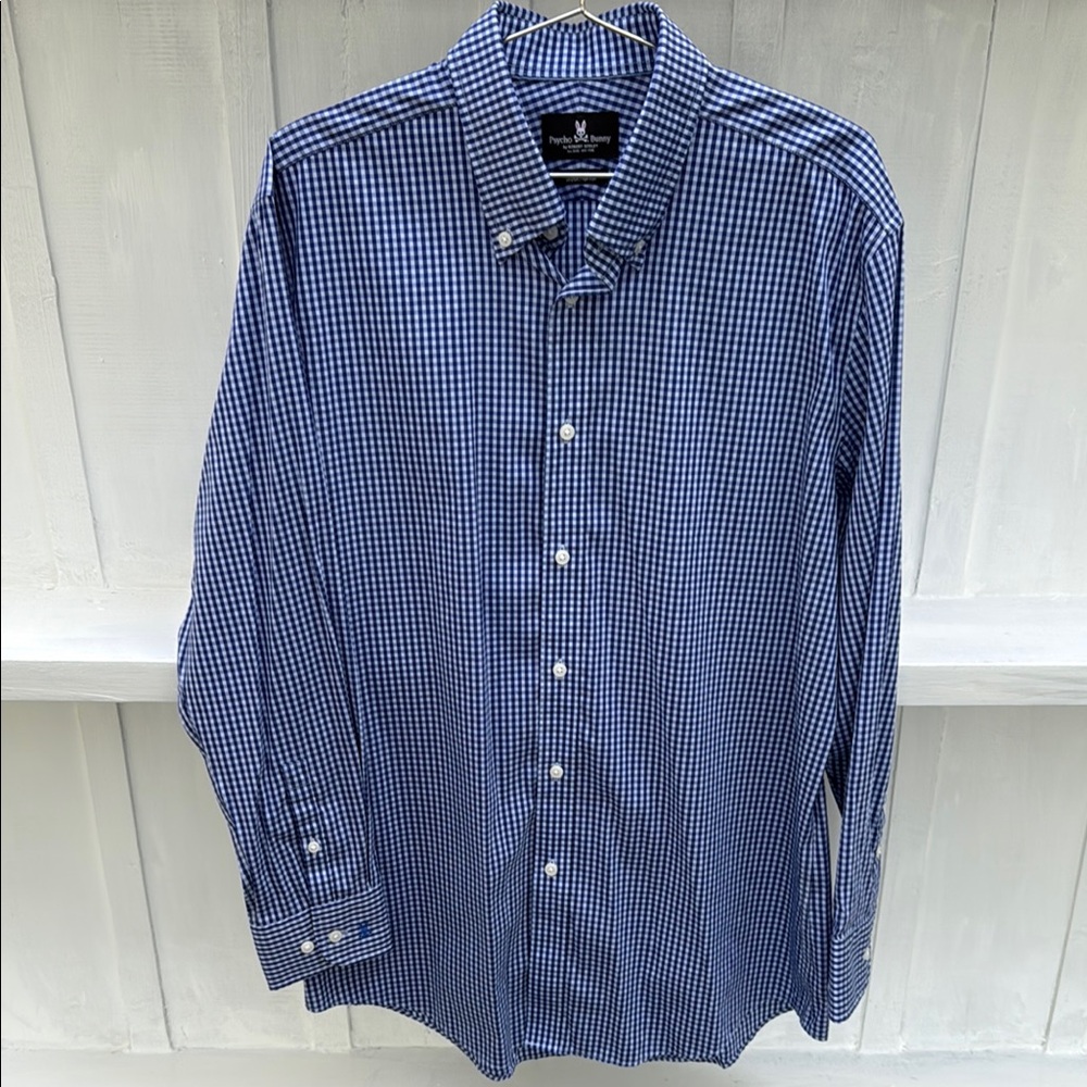Psycho Bunny Mens Button down. 16 32/33. NWOT. No imperfections.